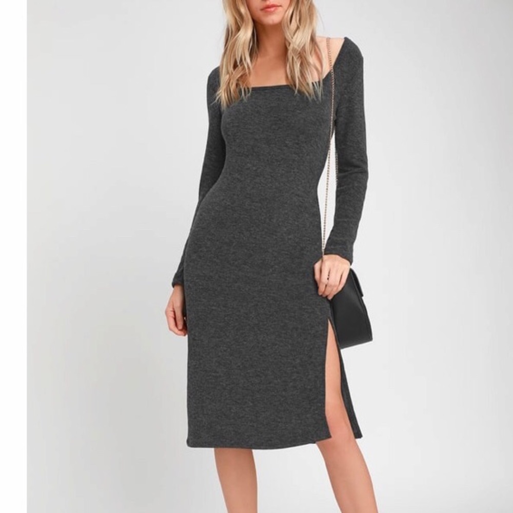 Lulus midi sweater dress.